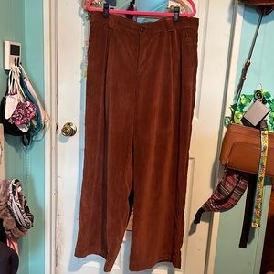 Size 16 Gap High Rise Wide Leg Corduroy Slacks